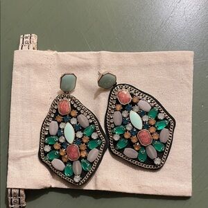 Elegant Multicolor Statement Earrings
